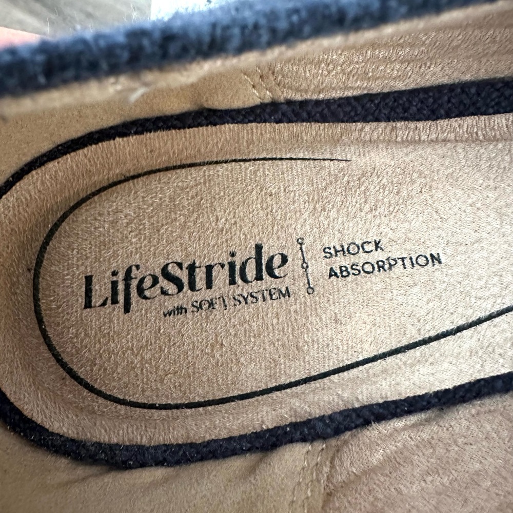 Life Stride Women's Dark Blue Loafers - Picture 5 of 7